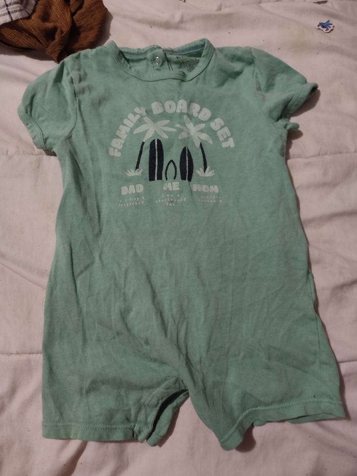 Combishort bébé 18 mois