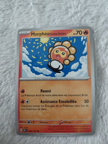 Carte pokemon Morphéo