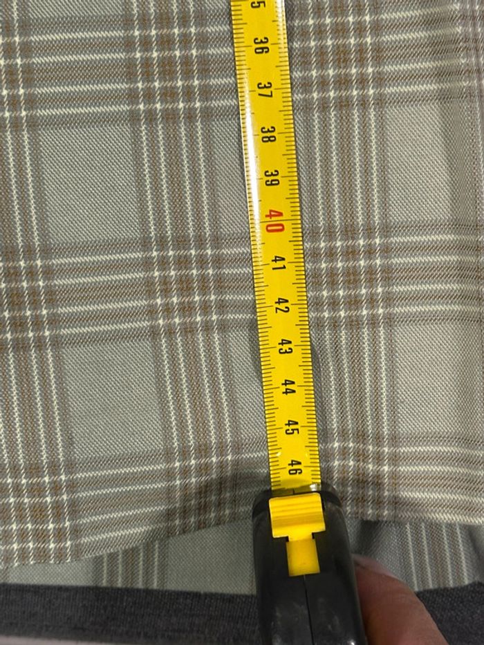 Short à Carreaux Kaki Mixte Taille 48 - photo numéro 3