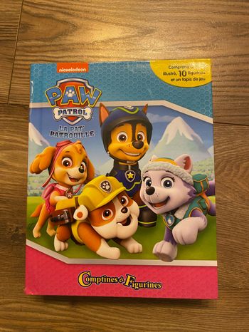 Livres Comptines et Figurines Pat Patrouille
