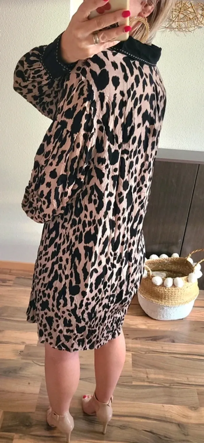 Robe Chemise Léopard 🐆 - Neuve avec étiquette - Plusieurs tailles disponibles - photo numéro 4