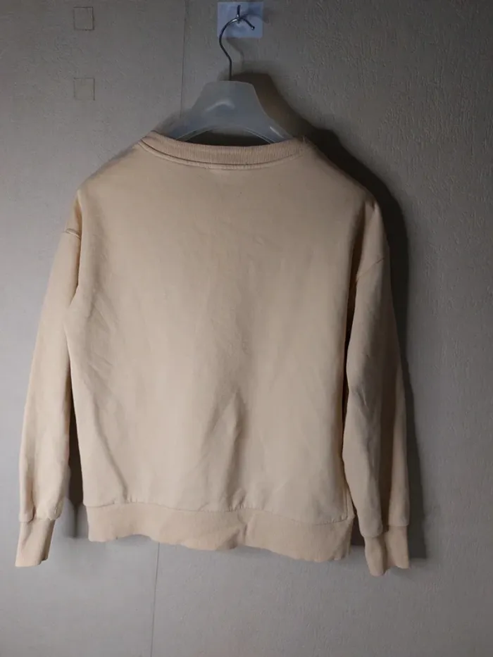 Sweat-shirt beige "Kiabi" - photo numéro 3