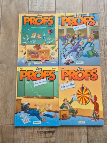 Lot de 4 BD Les profs