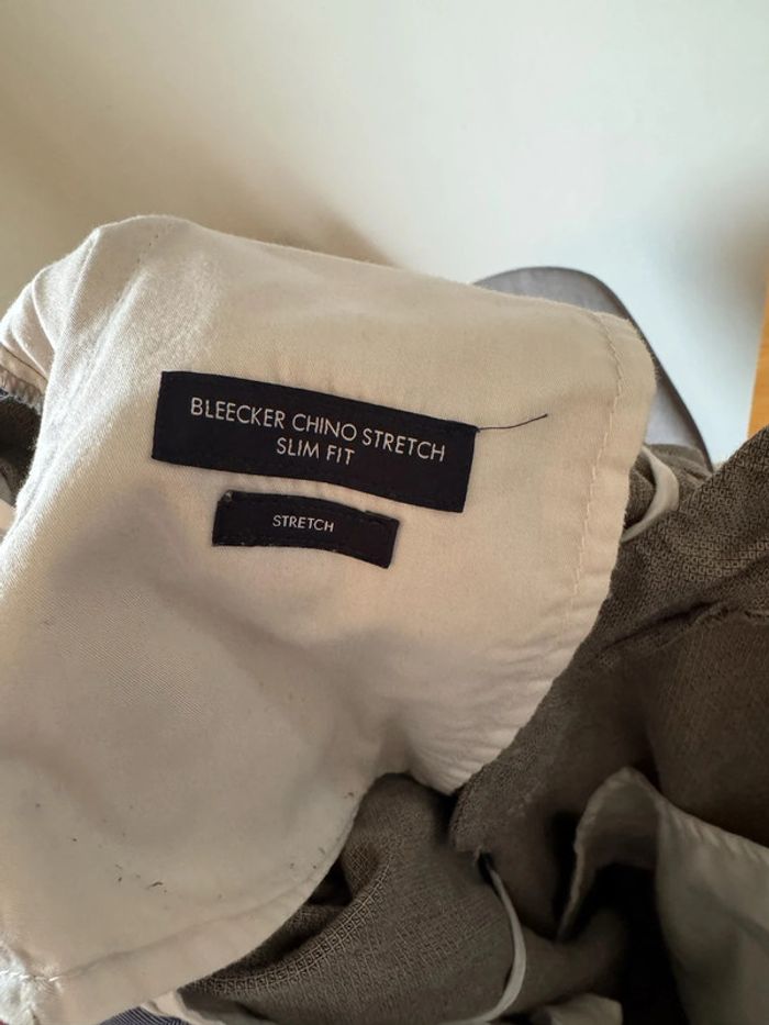 Pantalon Tommy Hilfiger couleur gris chino homme très bon état 34 30 Slim fit - photo numéro 8