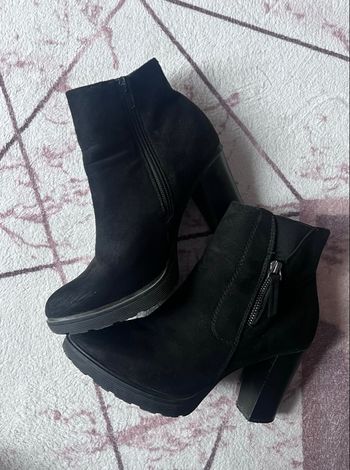 Bottines noires talons