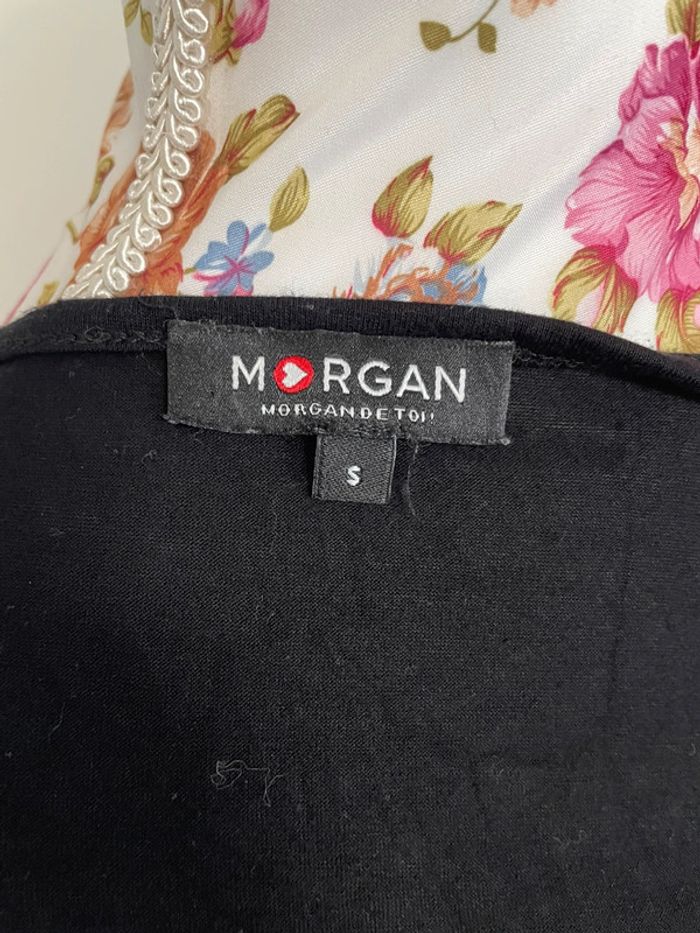 Haut Morgan avec décolleté lassé noir - photo numéro 6