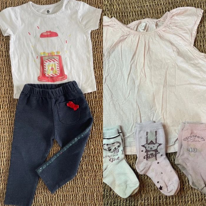 Ensemble ZKids + Haut plumetis et chaussettes