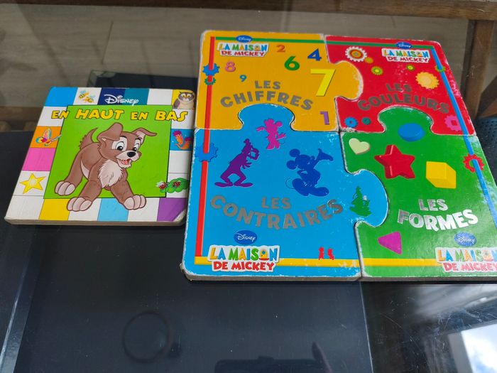 Lot de 5 livres Disney