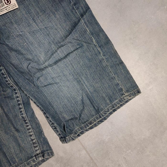 Bermuda large baggy jeans short hip-hop streetwear graffiti y2k vintage Ecko unltd taille 38us 46eu - photo numéro 9