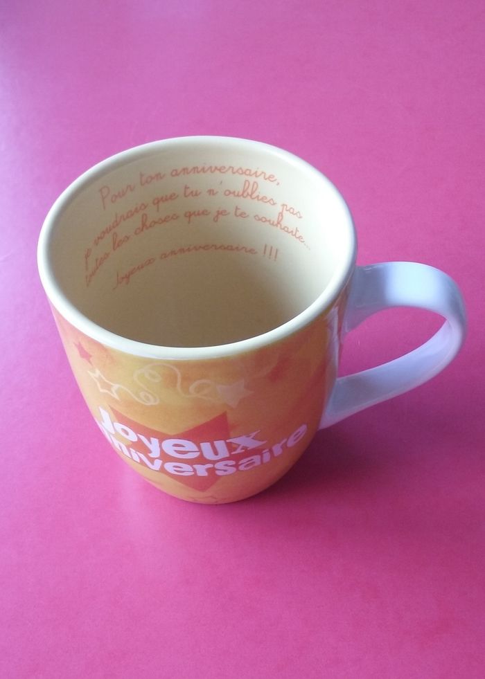 Mug "Joyeux anniversaire"
