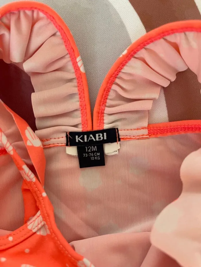 Maillot de bain bébé fille – Kiabi – Taille 12 mois / 76 cm👙 - photo numéro 2