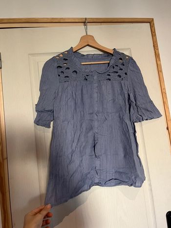 Blouse bleue