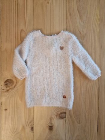 Robe pull toute douce Carrement Beau 6 mois