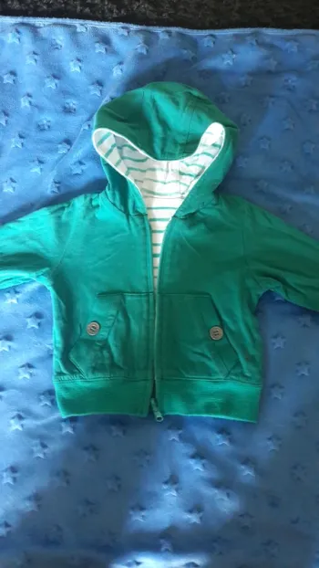 Veste à capuche zippé réversible Catimini