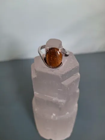 Bague Œil de tigre - Taille 18