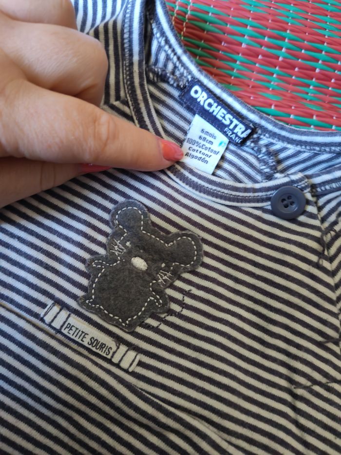 Lot de 3 vêtements fille bébé 6 mois - photo numéro 4