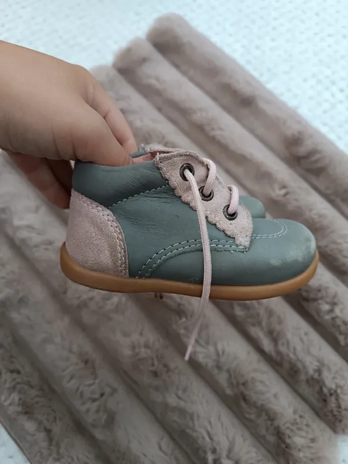 🔸 Première Chaussures de Marche Bottillons à Lacets 21 Gémo🔸 - photo numéro 3