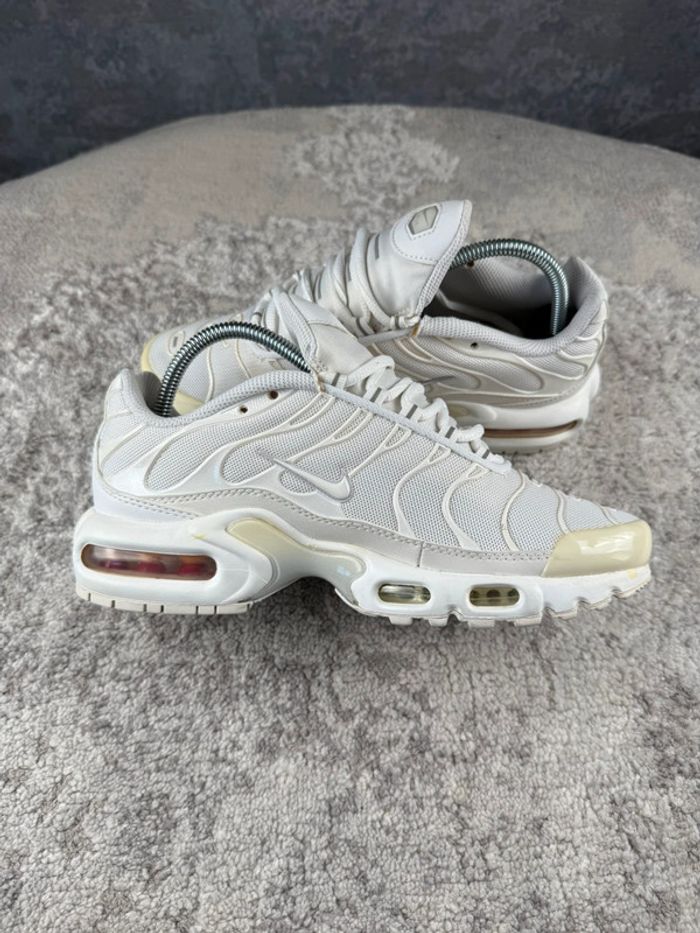 Nike Air Max Plus TN 1 White Pure Platinium - White - photo numéro 6