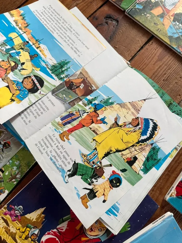 État moyen - Blanc vintage - Lot de 18 livres bd albums Caroline Pierre Probst - photo numéro 11