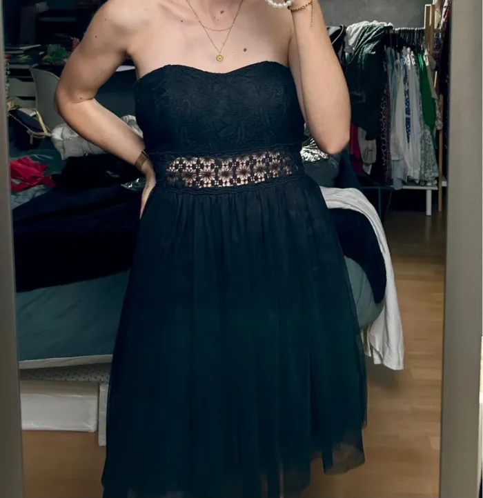 Robe Bustier Noir - photo numéro 2