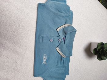 Polo garçon bleu clair - Taille 3 mois - Tout compte fait