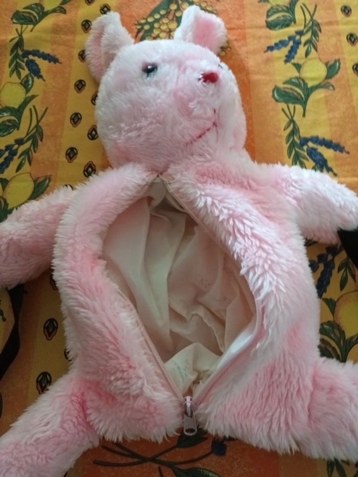Sac à dos vintage enfant lapin - photo numéro 2