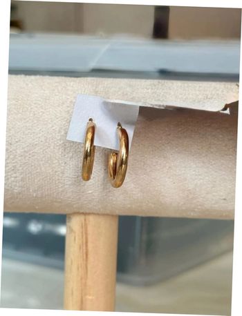 Boucles d’oreilles en acier inoxydable