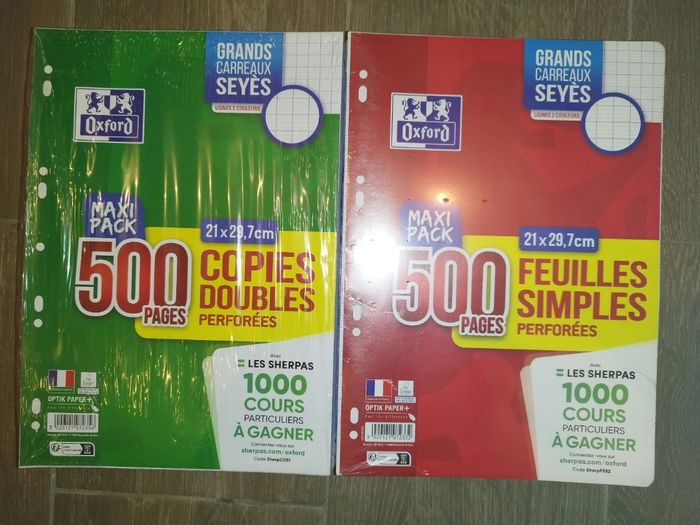 Copies doubles et simples