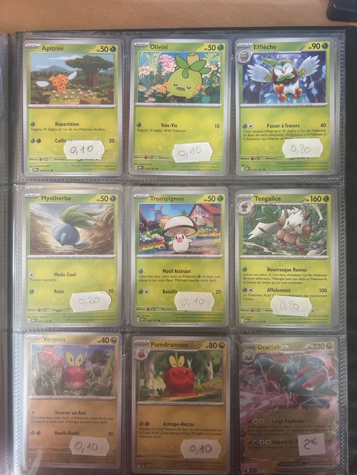 Carte Pokémon type plante