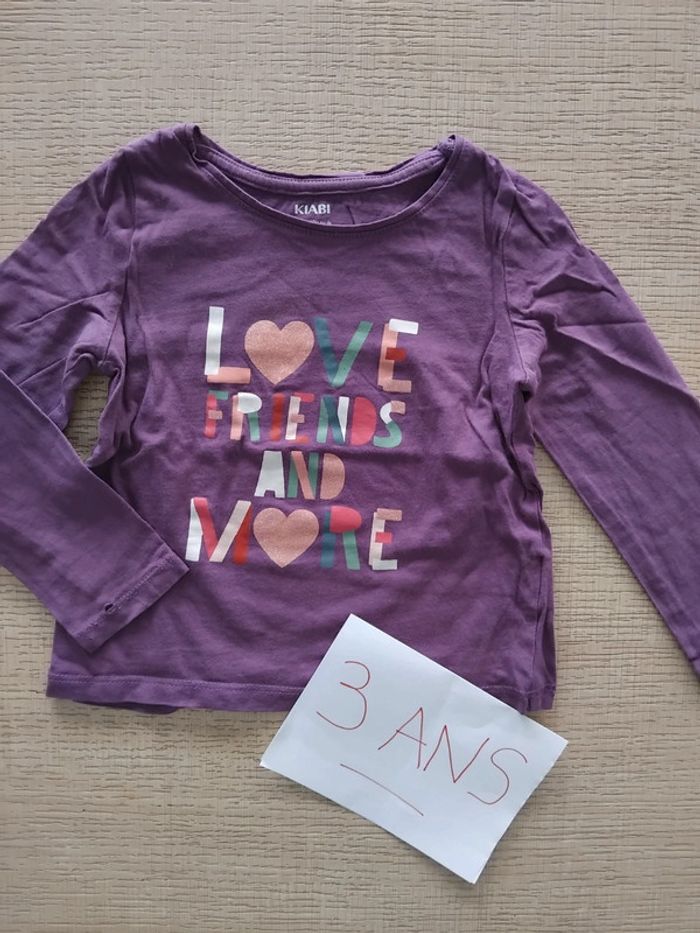 Haut manches longues 3 ans