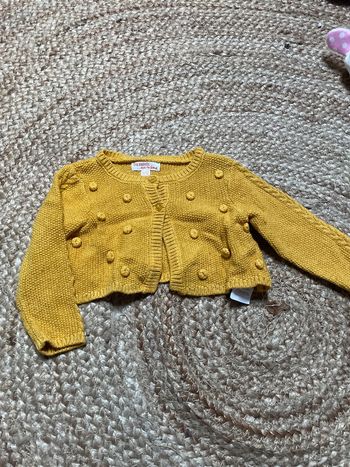 Gilet en maille bébé fille