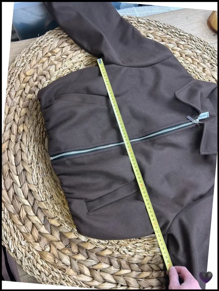 veste femme marron choco neuf blouson léger taille M taille S taille L lot femme - photo numéro 3