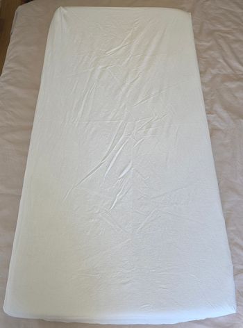 Drap housse blanc 120×60cm