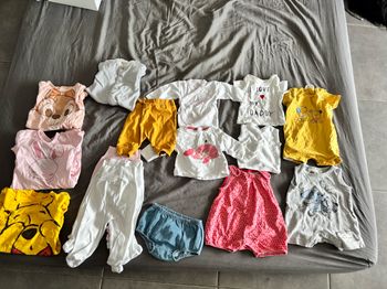 Lot de vêtements été naissance/1 mois