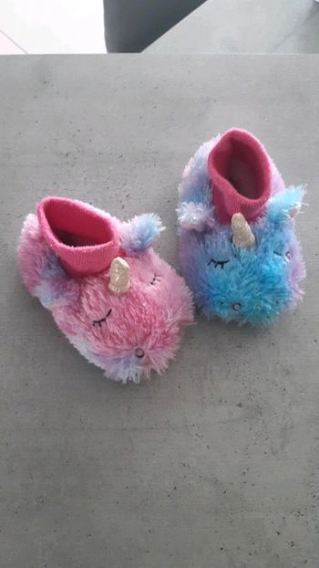 Pantoufle licorne