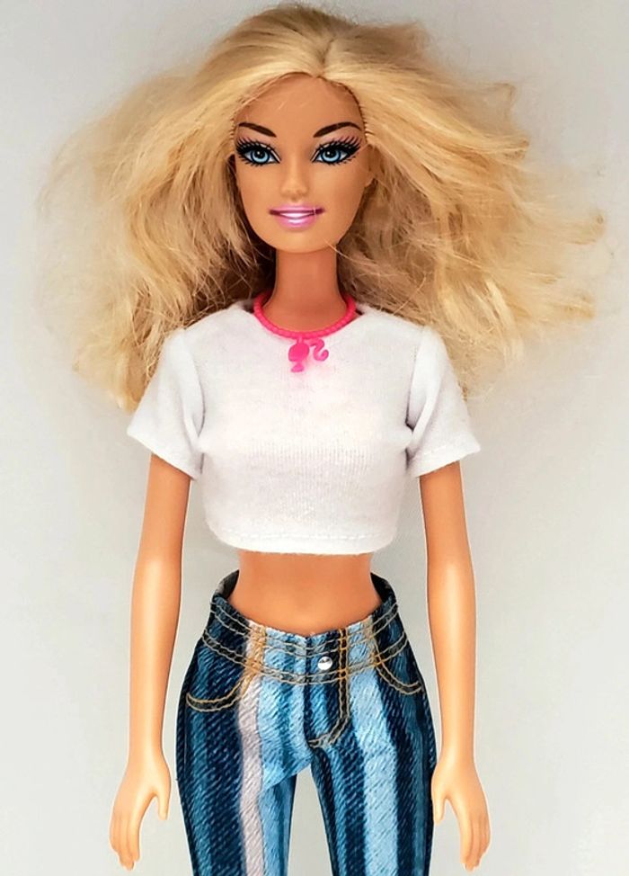 Lot de 3 poupée Barbie jambes et bras fixes - photo numéro 15