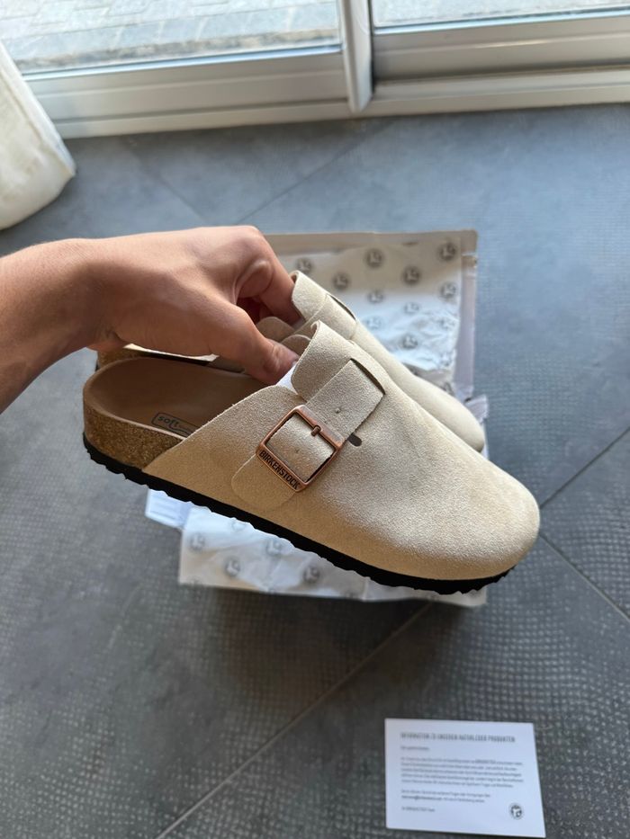 Birkenstock boston beige sable - photo numéro 6