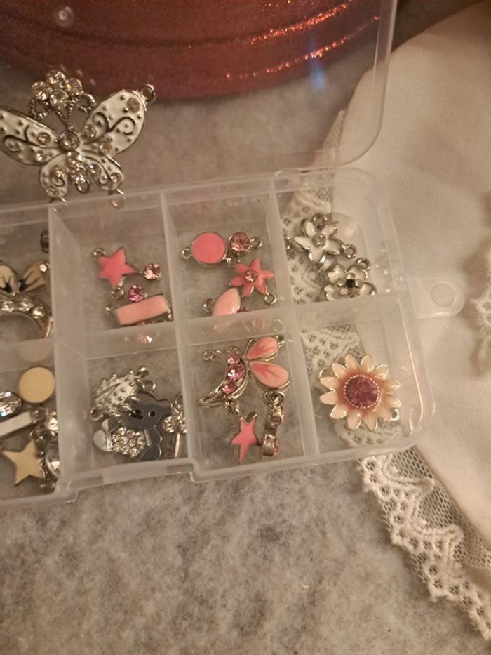 Lot de petites breloques acier inoxydable - photo numéro 6