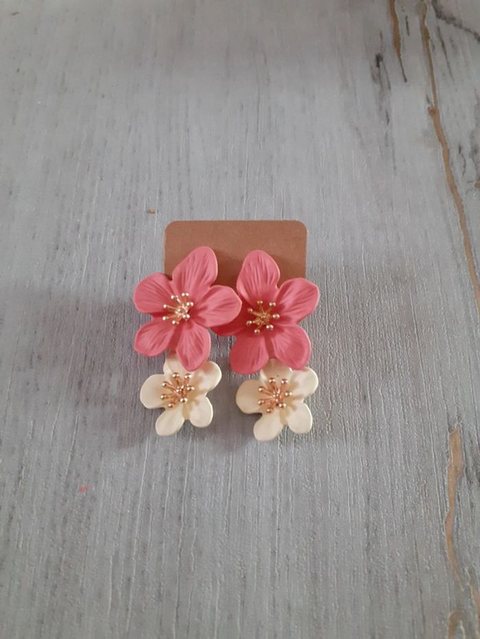 Boucles d'oreilles fleurs