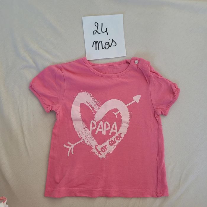 Tee shirt 24 mois