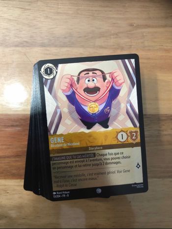 Lot de 150 cartes foils lorcana chapitre 1 à 8
