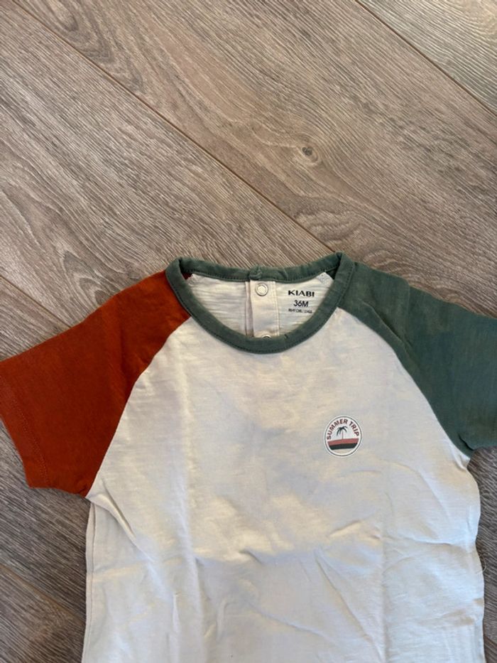 Ensemble short et tee shirt 36 mois - photo numéro 3