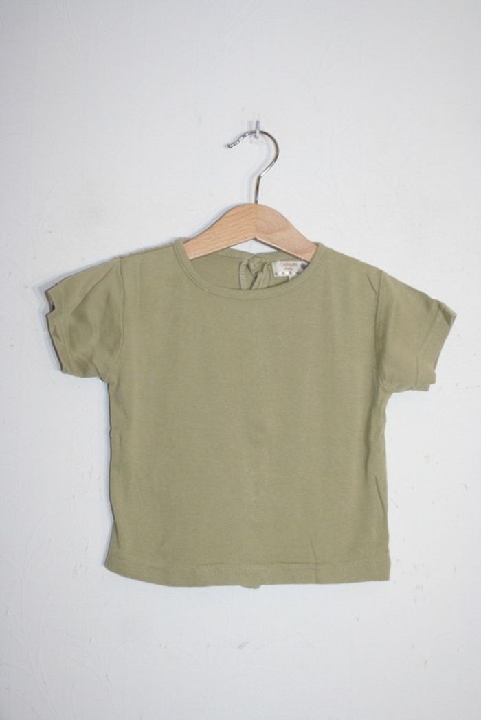 Tee-shirt kaki clair Canary Baby