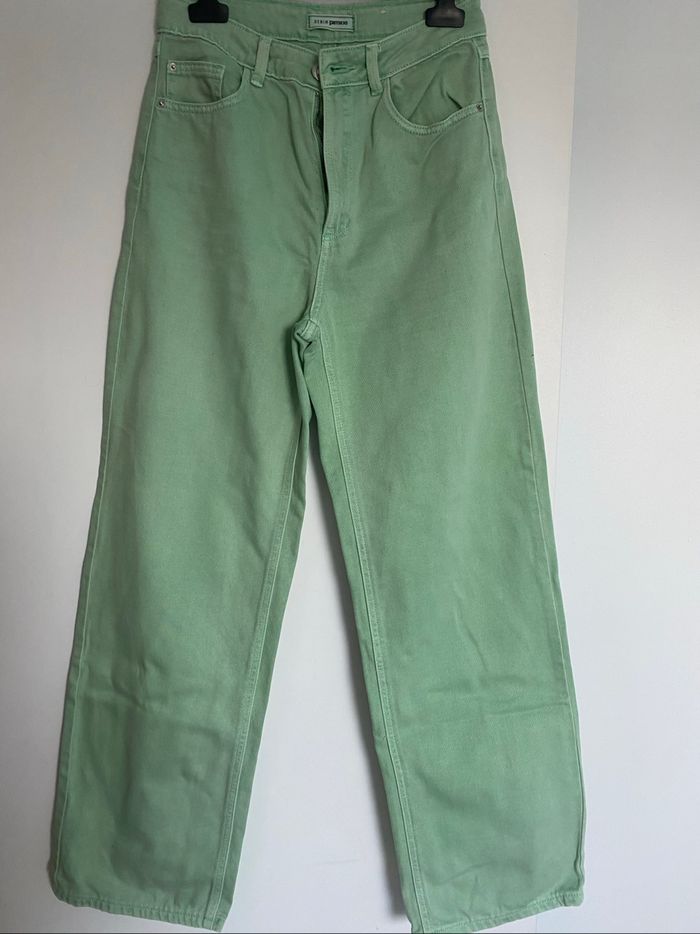Pantalon  jeans vert Pimkie - photo numéro 2