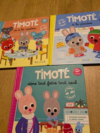 3 livres collection ' Timoté '