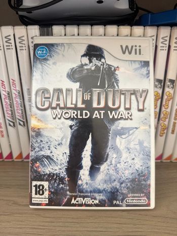 Call of duty World at war jeu Wii