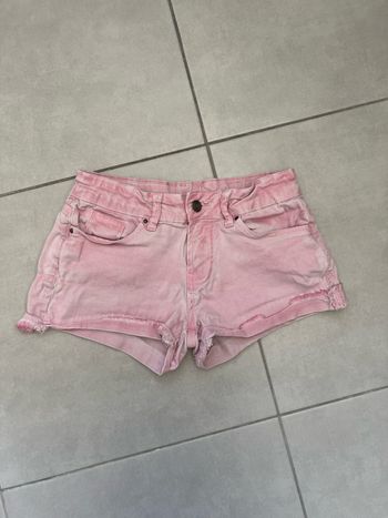 Short en jean rose 14 ans