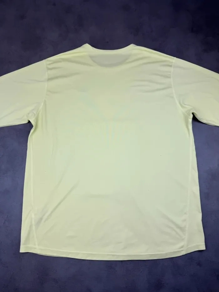 T-shirt Nike Running Vintage Dry Fit Solo Swoosh Jaune Fluo Taille XL - photo numéro 5