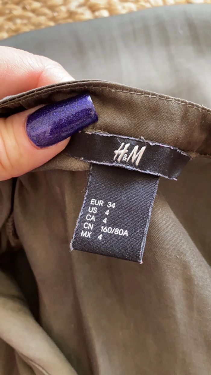 Robe en satin taille xs hm - photo numéro 3