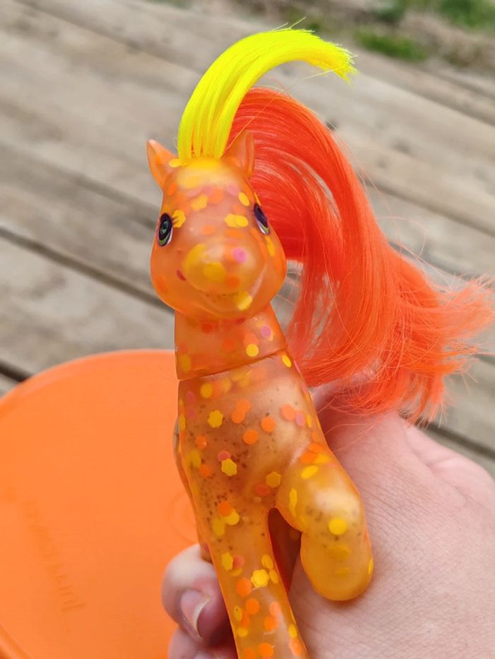 Poney g2 - hip holly confettis orange - photo numéro 9